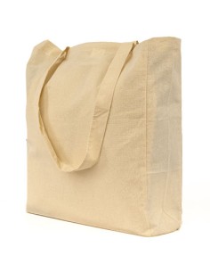 P-XT95-Cotton Bag Side Fold Long Handles 2